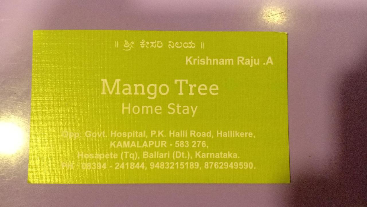 Mango Tree Homestay Хампи Екстериор снимка